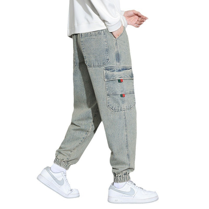 Retro Workwear Jeans For Men